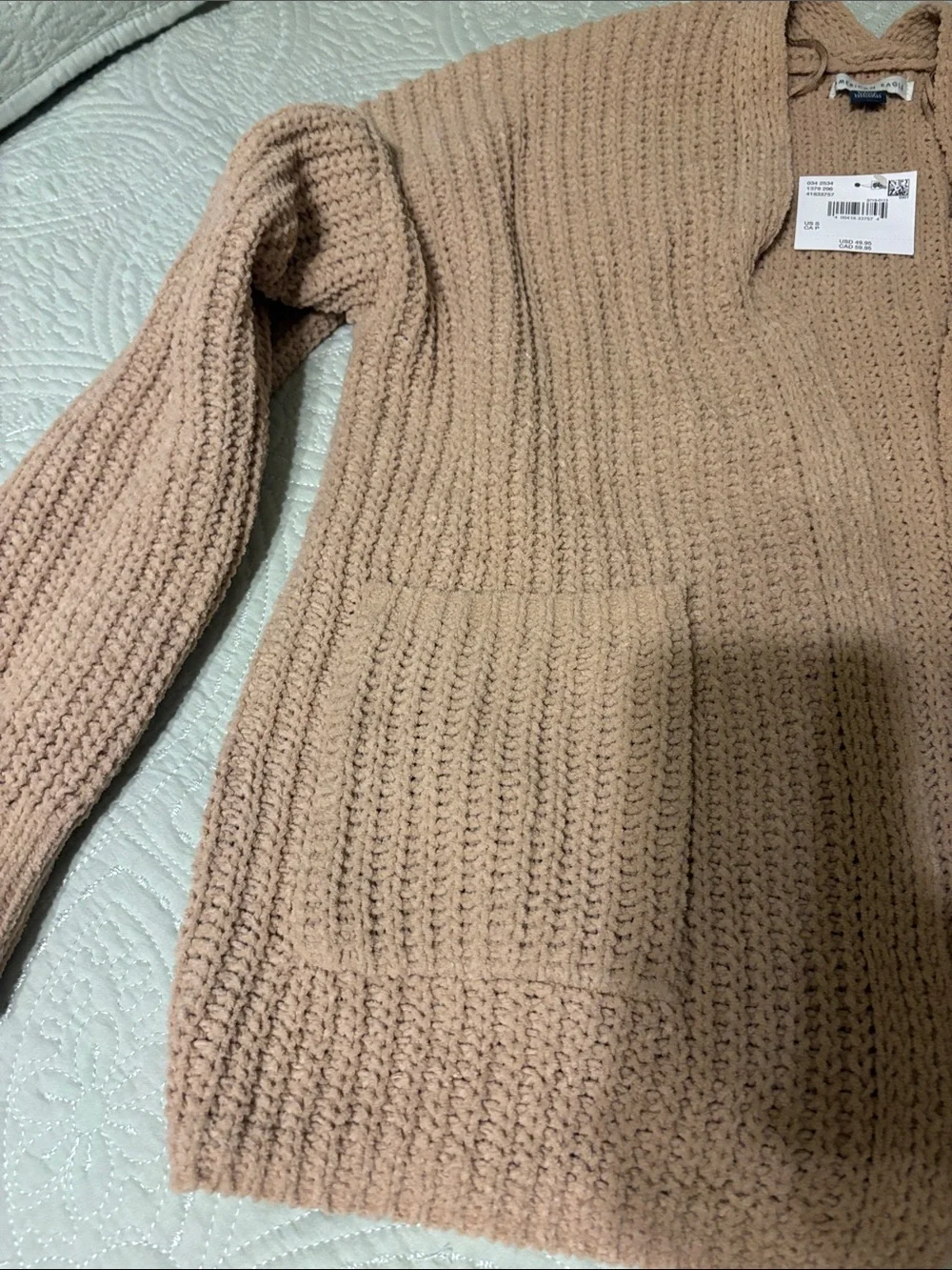 American Eagle OutfittersWomen’s Knit Cardigan Sweater - Tan